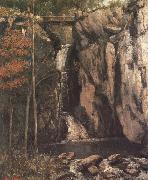 Gustave Courbet Waterfall oil painting